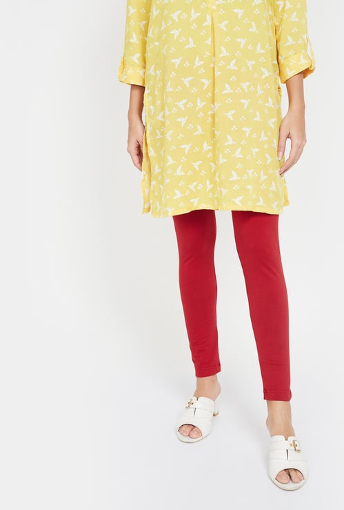 BIBA Solid Leggings