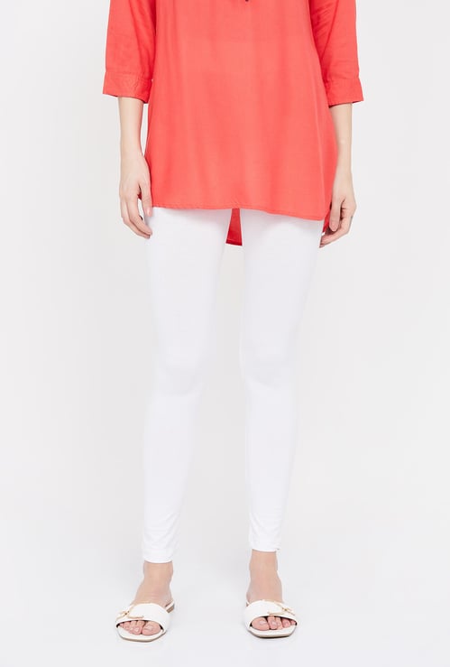 BIBA Solid Leggings