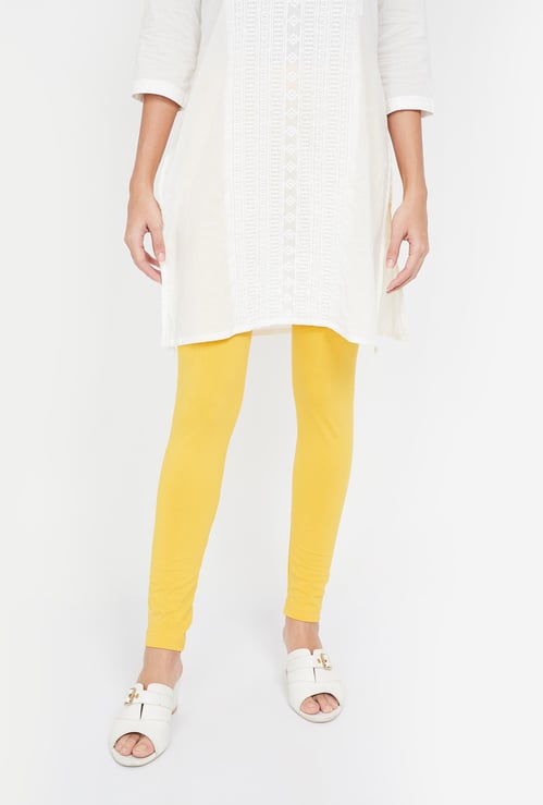 BIBA Solid Leggings