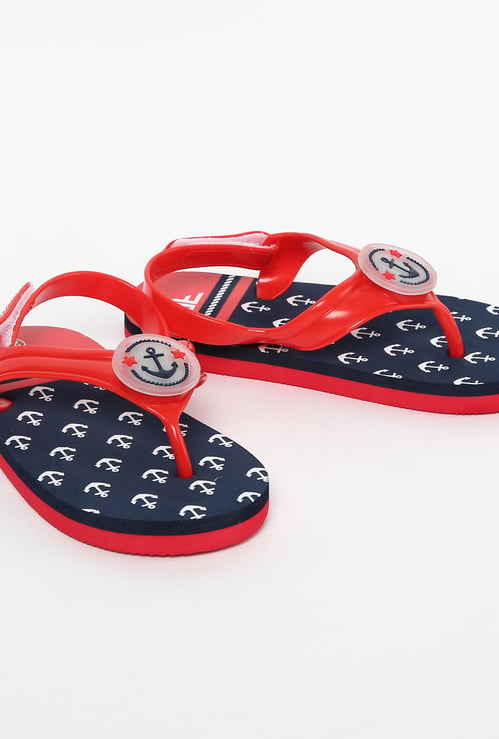 FAME FOREVER Girls Printed Lighting Slippers with Slingback