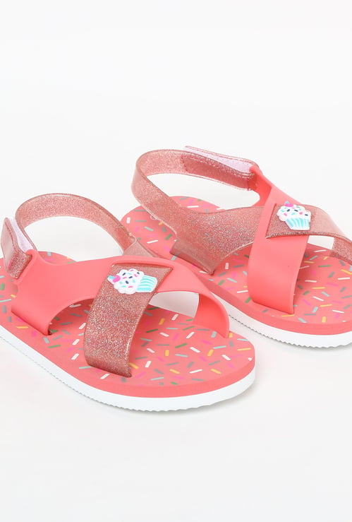 FAME FOREVER Printed Sandals
