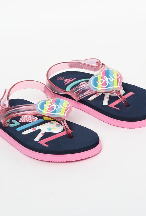 FAME FOREVER Printed Lighting Slippers