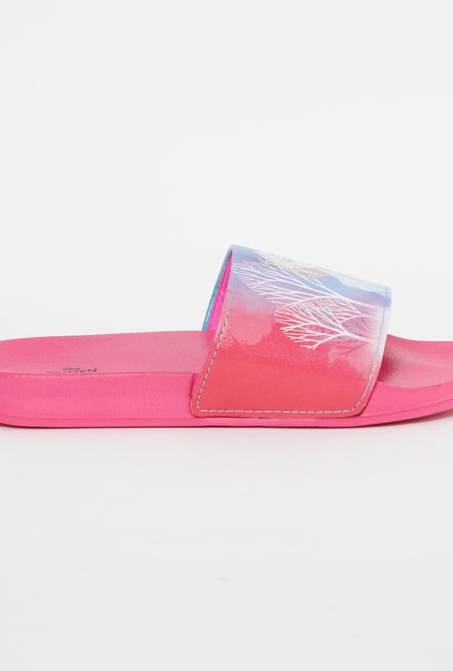 FAME FOREVER Frozen Print Sliders