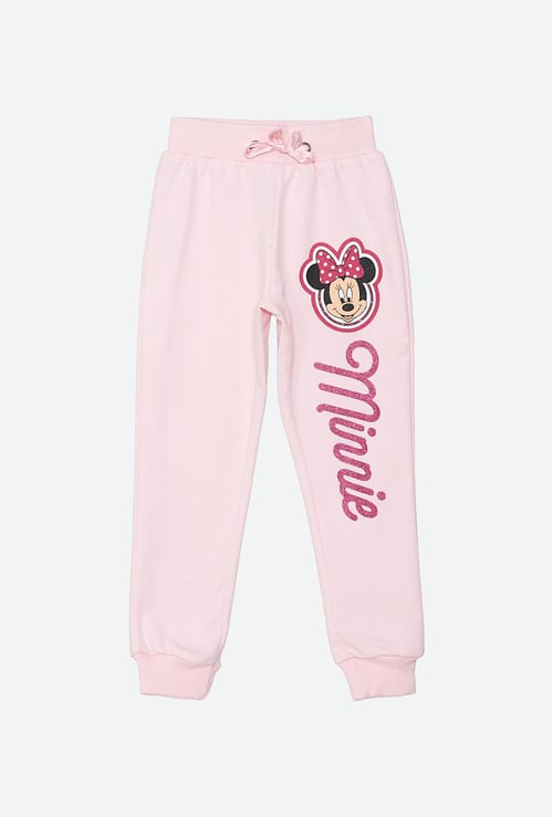 KIDSVILLE Girls Printed Elasticated Joggers