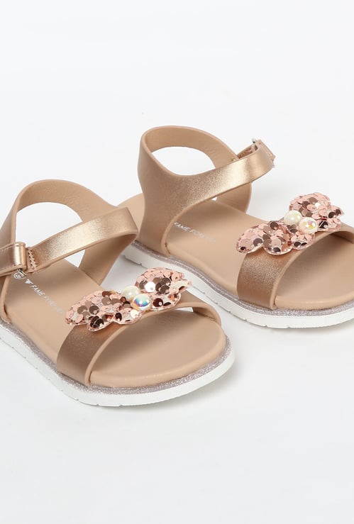 FAME FOREVER Embellished Sandals