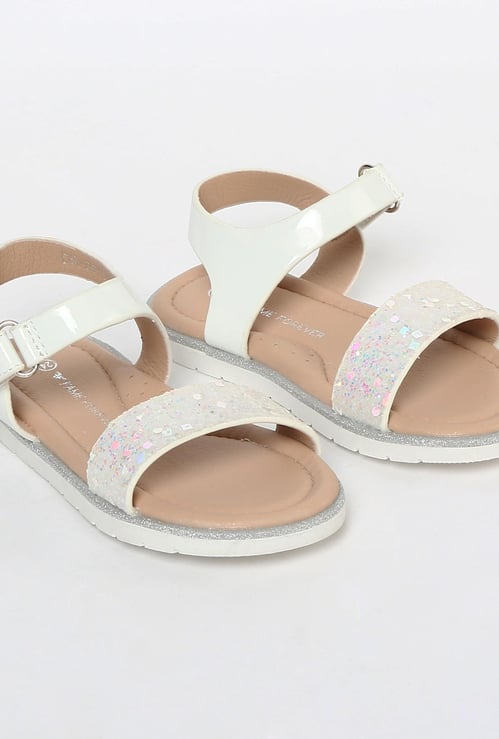 FAME FOREVER Embellished Sandals