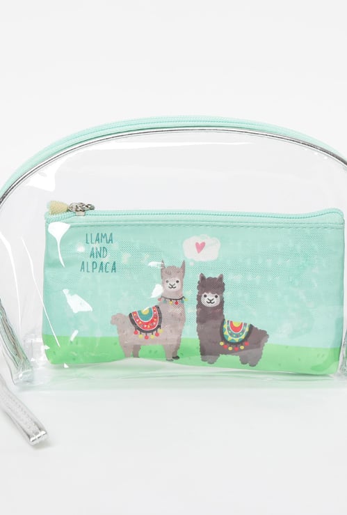 GINGER Printed Cosmetic Pouch - Set of 2