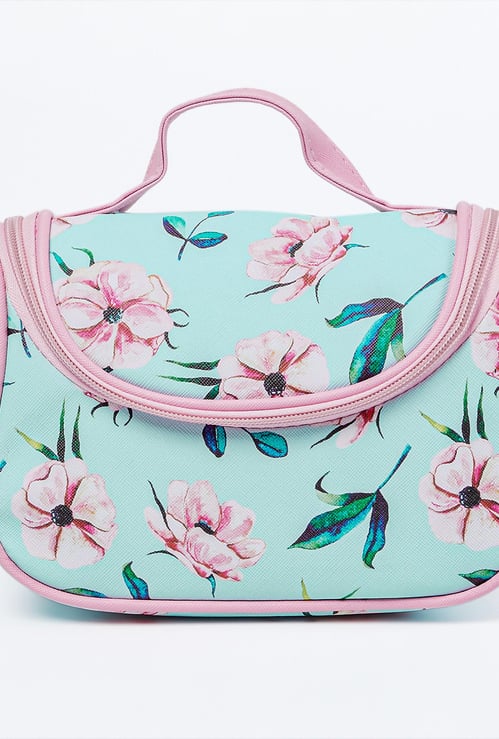 GINGER Floral Print Vanity Bag