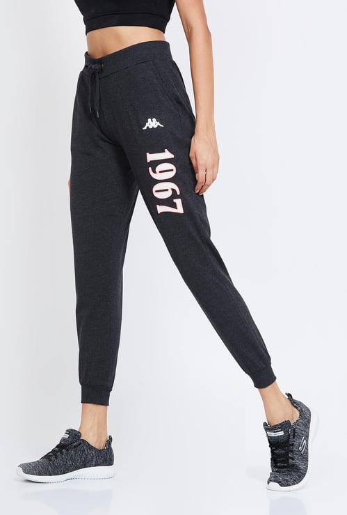 KAPPA Typographic Print Elasticated Lightweight Joggers