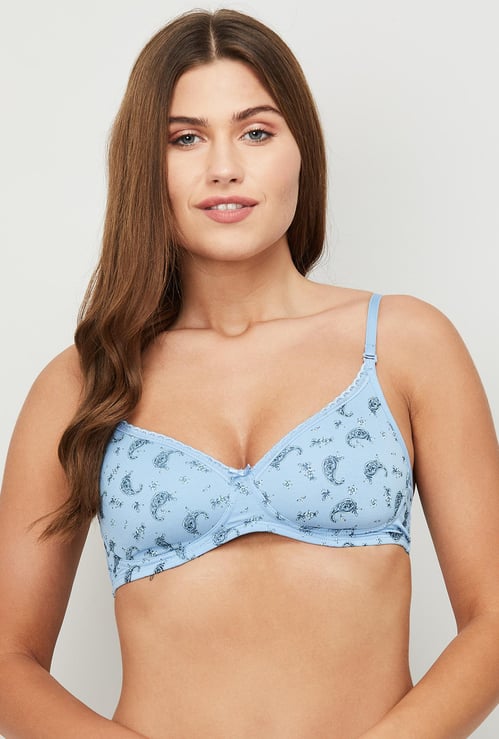 GINGER Women Printed Padded Bra