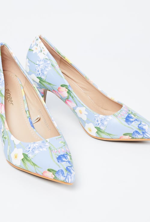 GINGER Floral Print Pumps