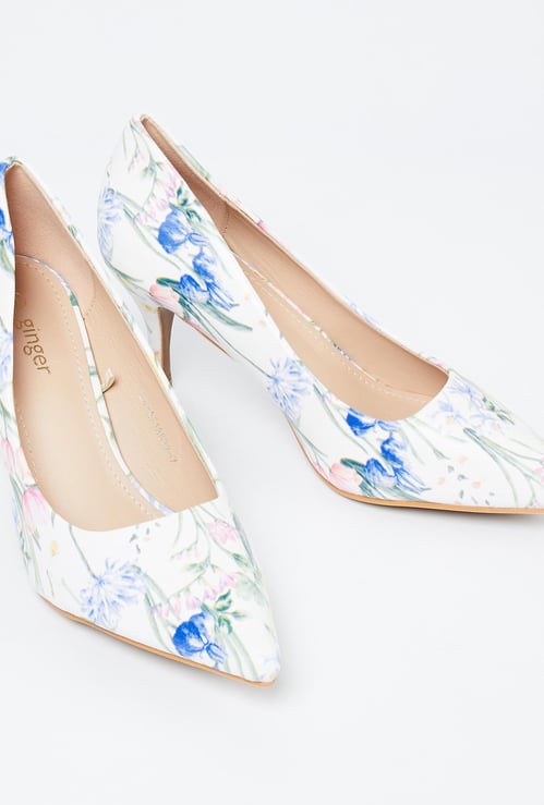 GINGER Floral Print Pumps