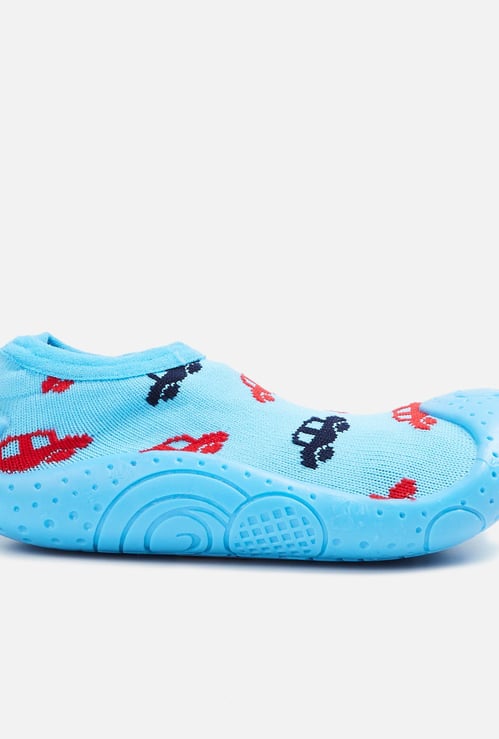 FAME FOREVER Boys Printed Sock-Knit Shoes