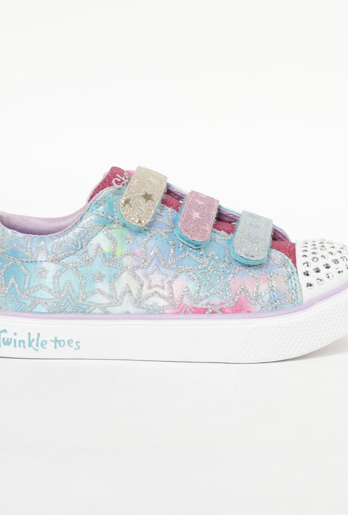 SKECHERS Printed Velcro Casual Shoes