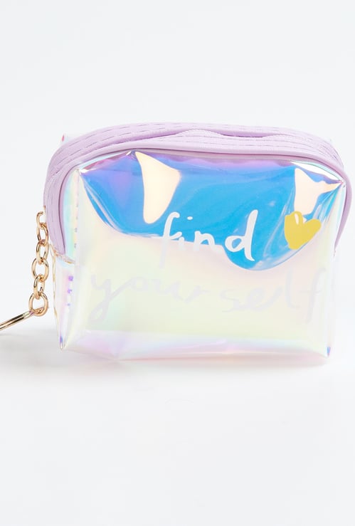 GINGER Printed Zip-Closure Pouch