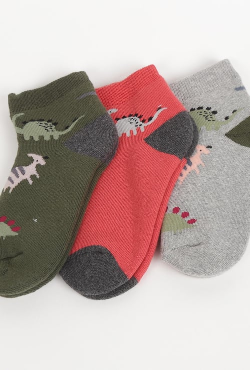FAME FOREVER Boys Patterned Socks - Pack of 3