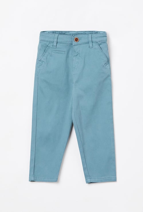 JUNIORS Textured Casual Trousers