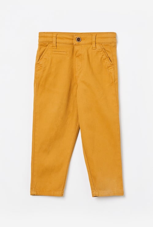 JUNIORS Textured Casual Trousers