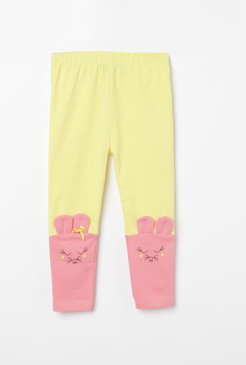 JUNIORS Appliqued Knitted Leggings
