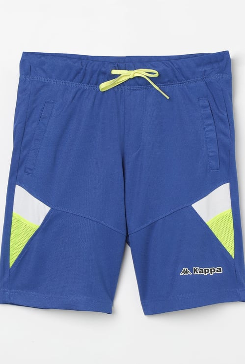 KAPPA Hydroway Colourblocked Drawstring Waist Shorts