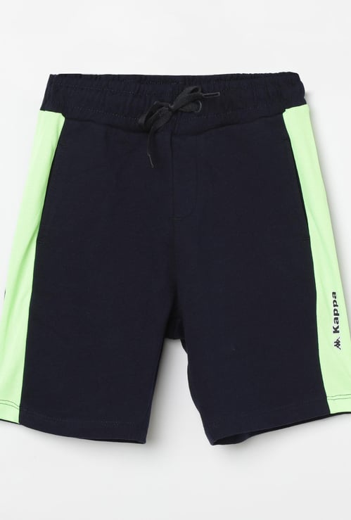 KAPPA Hydroway Colourblocked Drawstring Waist Shorts