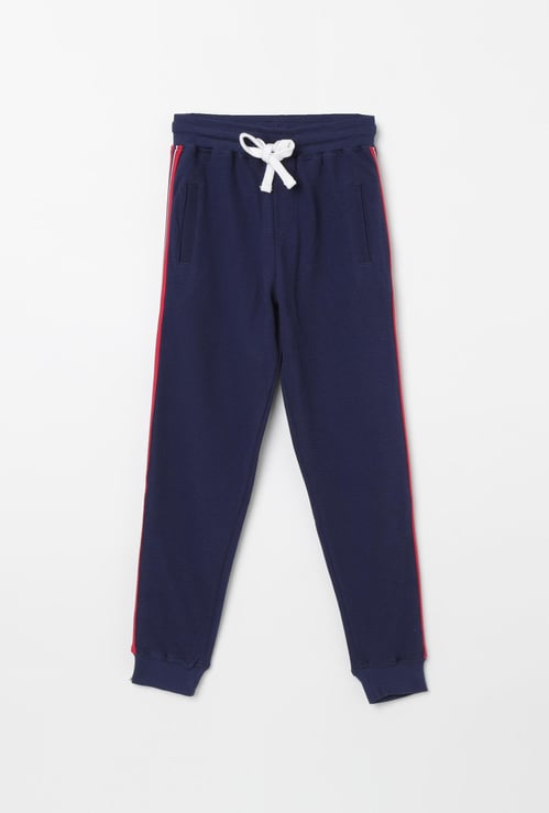 FAME FOREVER YOUNG Tape Detailed Drawstring Waist Joggers