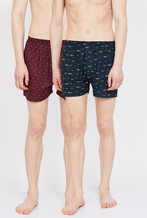 CHROMOZOME Printed Boxers - Pack of 2 - ASSORTED Colour & Design