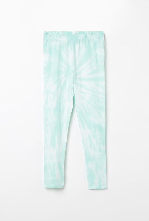 FAME FOREVER YOUNG Printed Elasticated Leggings