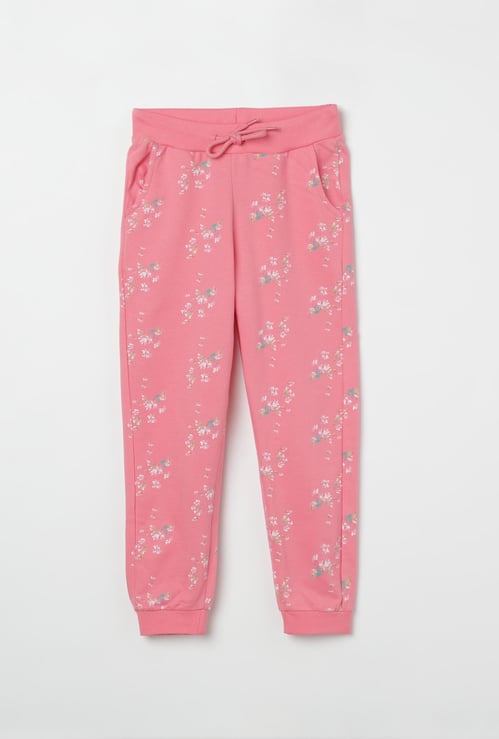 FAME FOREVER KIDS Printed Drawstring Waist Joggers