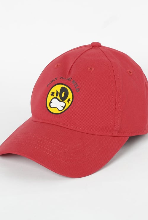 SMILEYWORLD Graphic Print Baseball Cap
