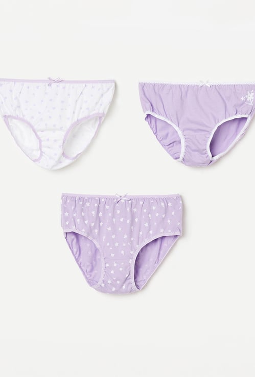 FAME FOREVER Girls Printed Panties- Pack of 3