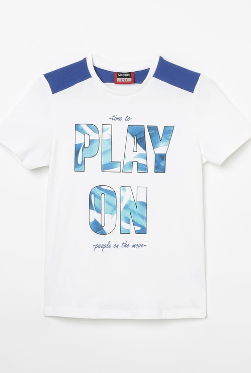 KAPPA Hydroway Printed Crew Neck T-shirt