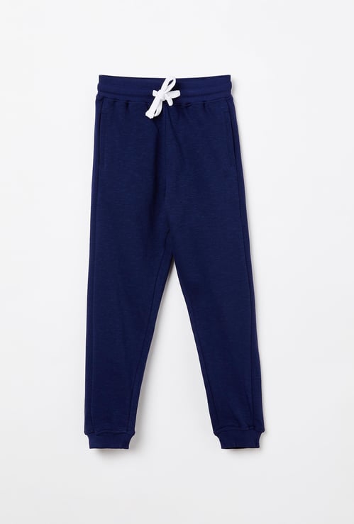 FAME FOREVER KIDS Solid Drawstring Waist Joggers