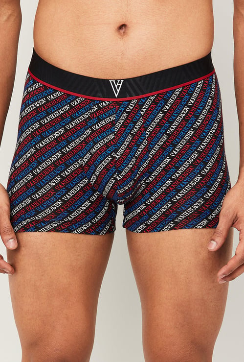 VAN HEUSEN Men Printed Elasticated Trunks