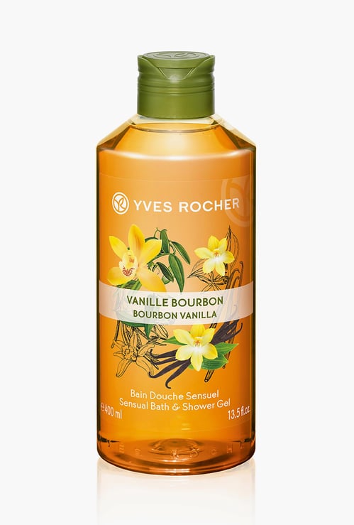 YVES ROCHER Bourbon Vanilla Sensual Bath And Shower Gel- 400ml