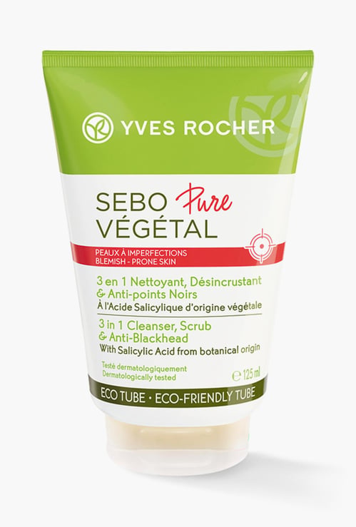 YVES ROCHER 3 in 1 Cleanser and Exfoliator