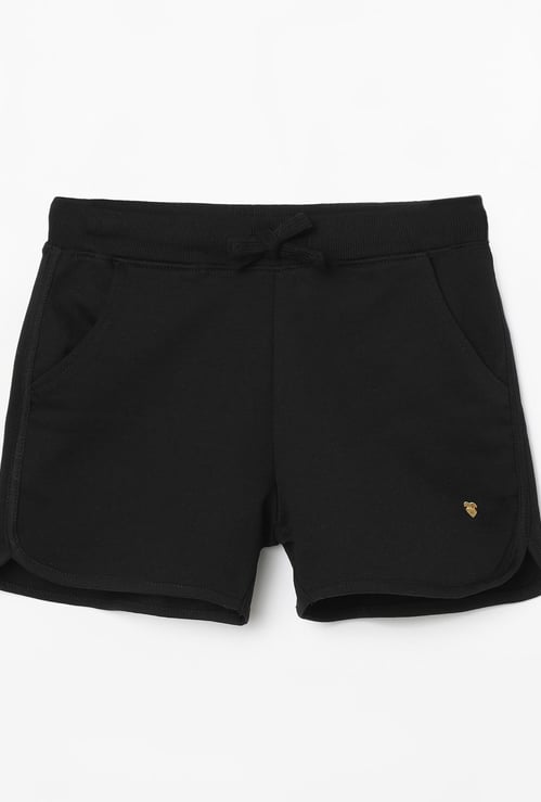 BOSSINI Solid Shorts with Vented Hems