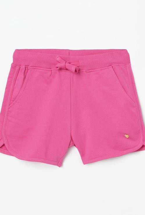 BOSSINI Solid Shorts with Vented Hems