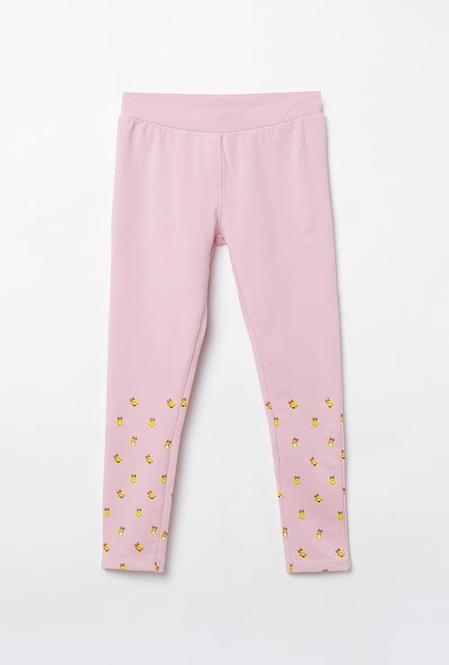 SMILEYWORLD Printed Elasticated Track Pants