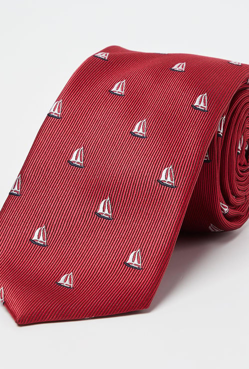CODE Printed Broad Tie