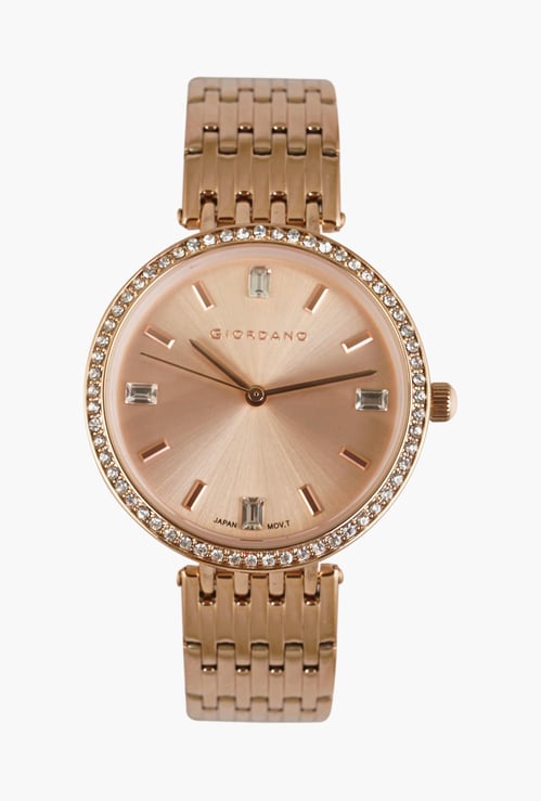 GIORDANO Women Crystal-Encrusted Analog Watch - GD-2096-44