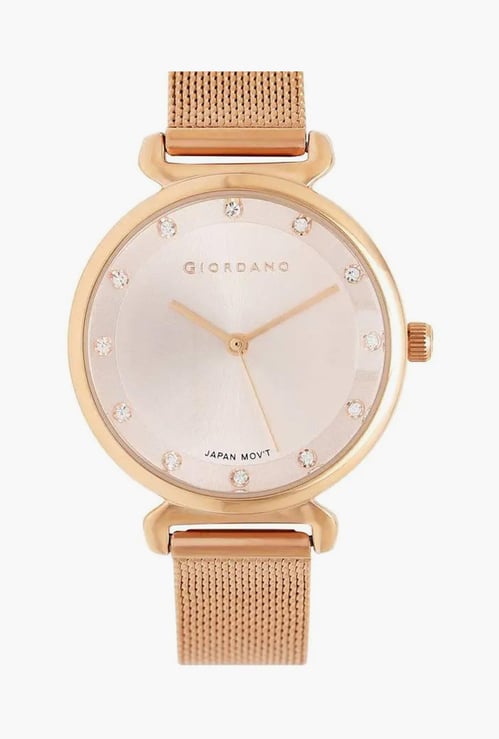 GIORDANO Men Analog Watch with Mesh Strap - GD-2104-11