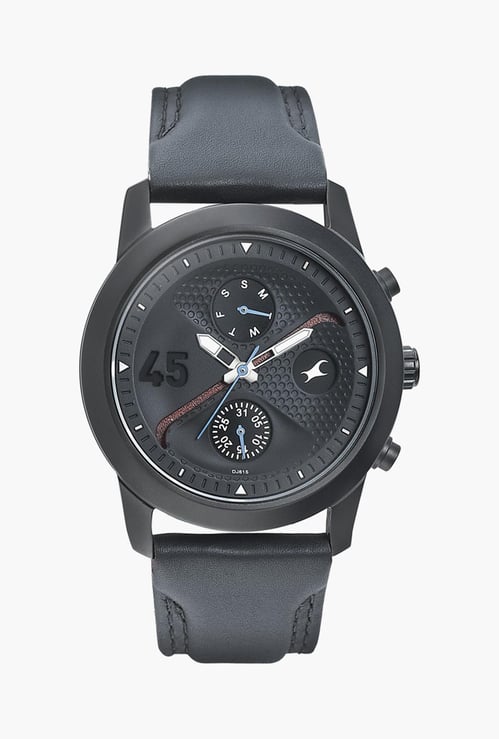 FASTRACK Men Analog Watch with Leather Strap - 3216NL01