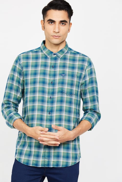 WRANGLER Checked Regular Fit Casual Shirt