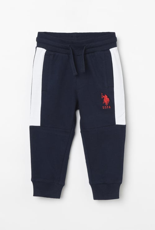 U.S. POLO ASSN. KIDS Solid Elasticated Joggers