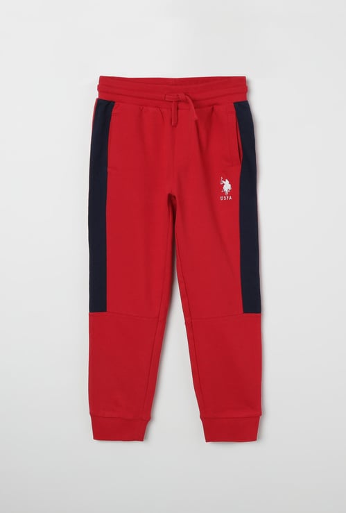 U.S. POLO ASSN. KIDS Printed Elasticated Joggers