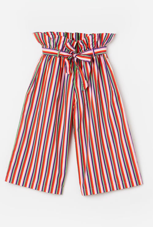 UNITED COLORS OF BENETTON Girls Striped Culottes