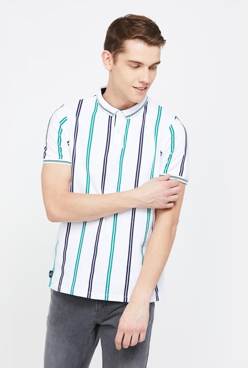 KILLER Striped Regular Fit Polo T-shirt