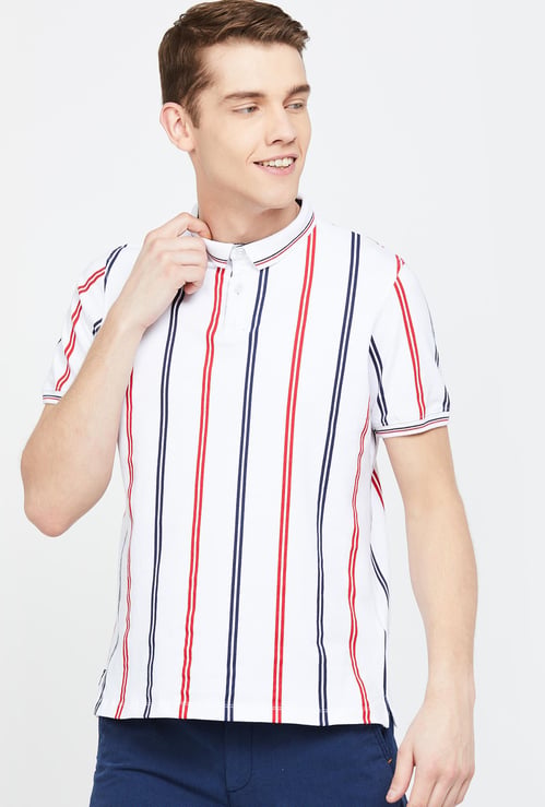 KILLER Striped Regular Fit Polo T-shirt