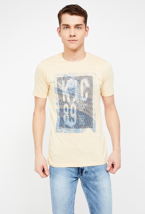 KILLER Printed Regular Fit Crew Neck T-shirt